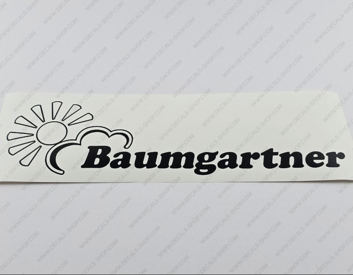 La Strada Baumgartner Logo 34cm Camper Caravan Decal Sticker